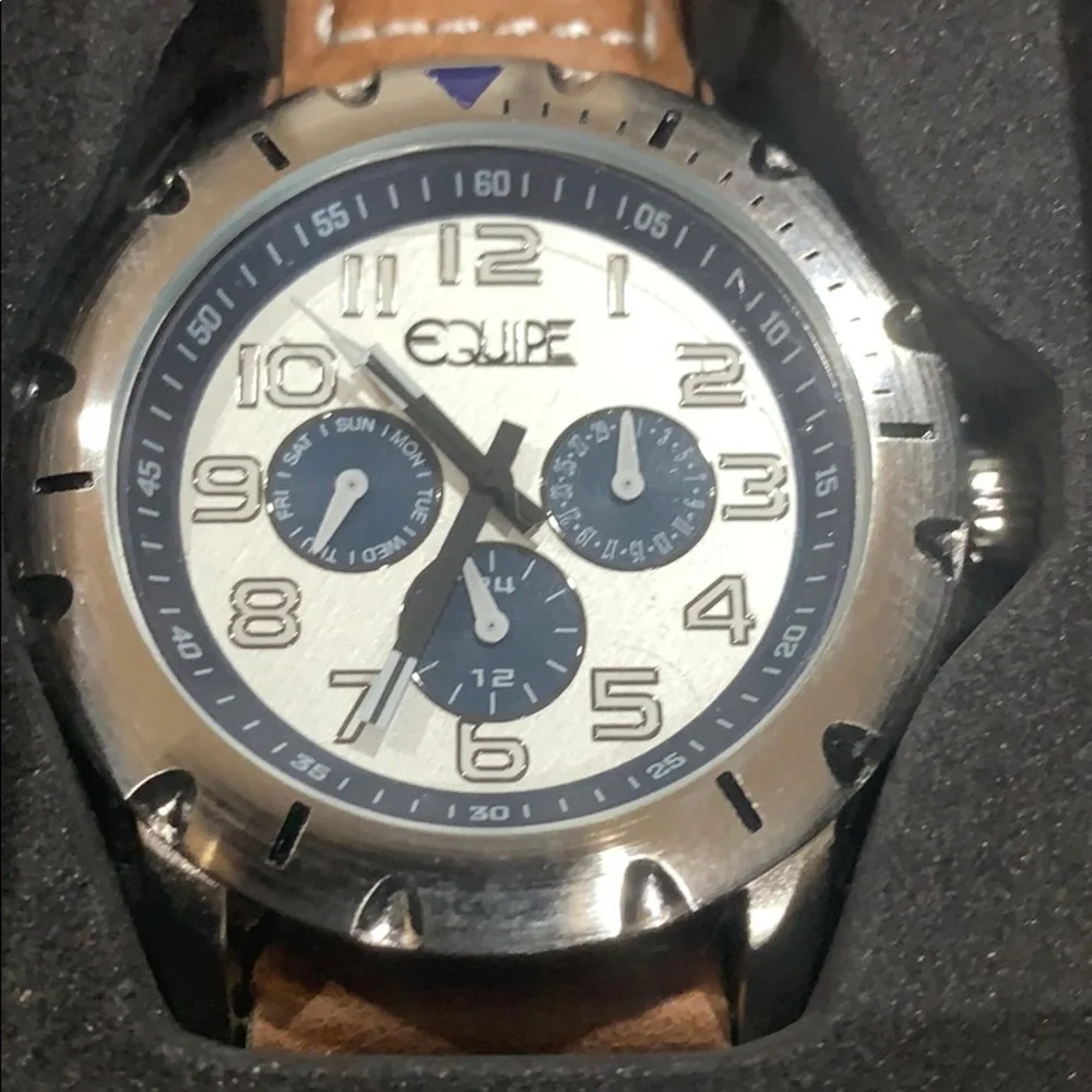 Equipe Turbo Genuine Leather - Band Watch